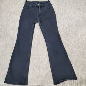 Women's Black Flared Jeans